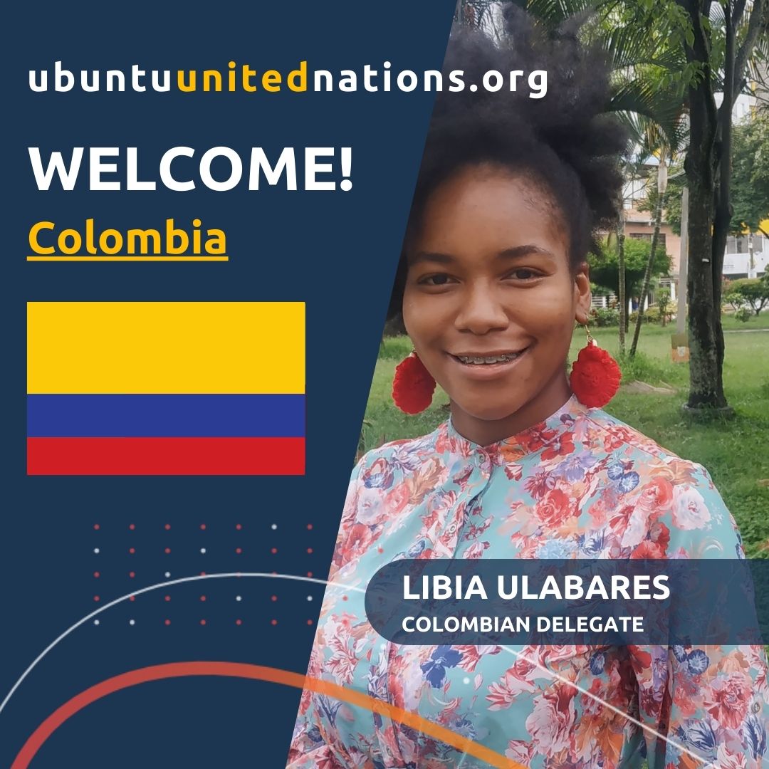 Imagen de fondo Libia Díaz elegida para Delegación colombiana de Ubuntu United Nation