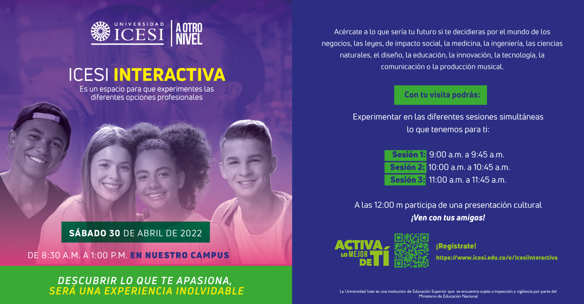 Tarjeta Icesi Interactiva 2022 hor